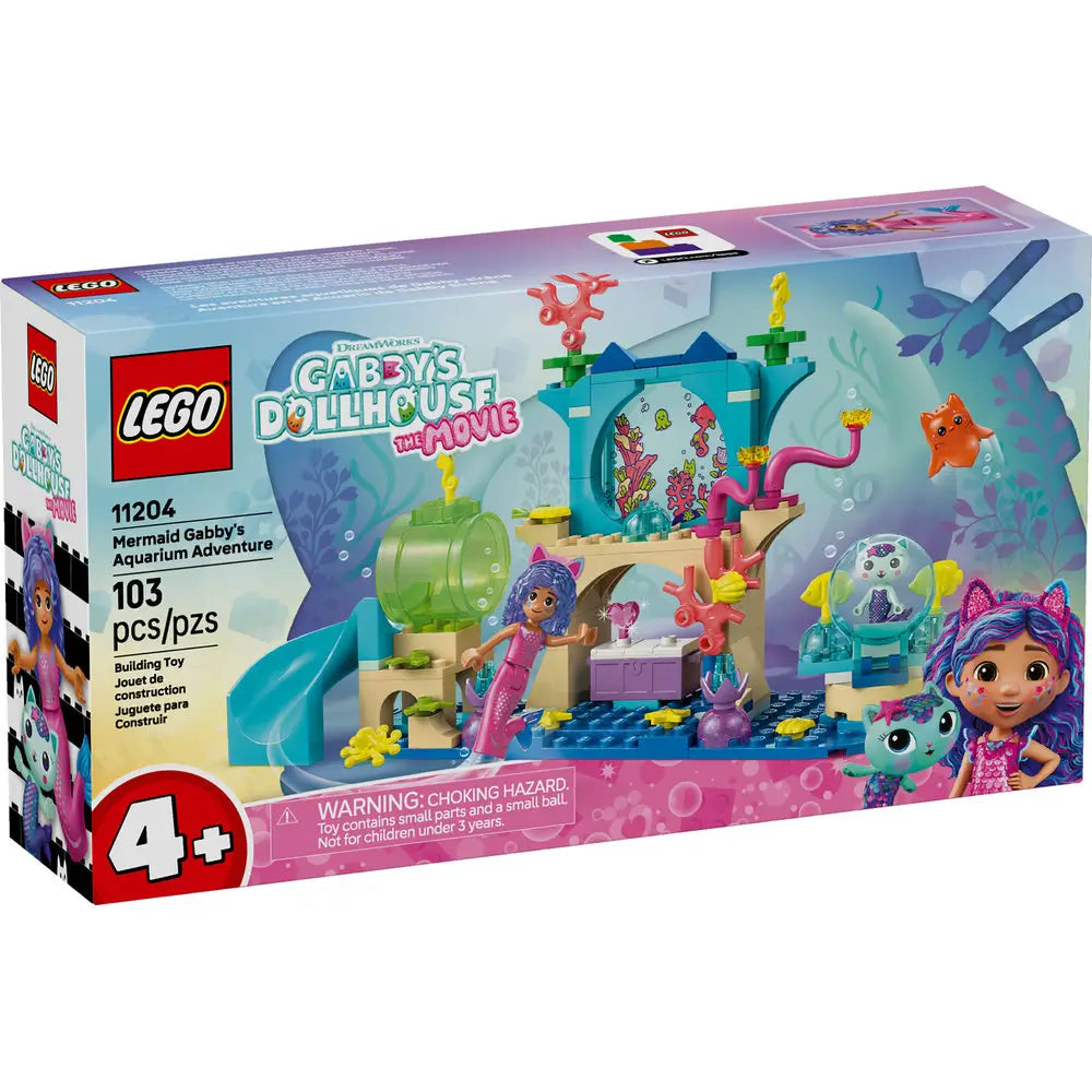 LEGO® Gabby's Dollhouse Mermaid Gabby's Aquarium Adventure (11204)