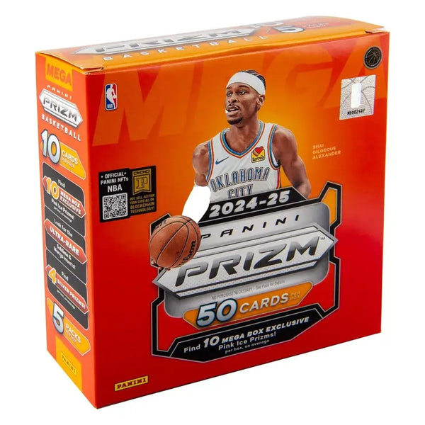 2024-25 Panini NBA Prizm Basketball Trading Cards Mega Box