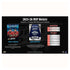 Black promotional display outlines 2025-26 MVP Hockey inserts, rookie redemption, and configuration with Florida Panthers player card art, NHL Western Conference redemption scratch-off, and box break odds.