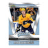 2025-26 Upper Deck MVP rookie hockey card of Joakim Kemell shows him in Nashville Predators gold jersey skating with stick, framed in silver and blue with bold MVP and Rookies text.