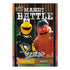 Upper Deck 2025-26 MVP “Mascot Battle” card featuring Iceburgh of the Penguins and Gritty of the Flyers, both mascots standing side by side with bold metallic title text.