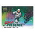 Upper Deck 2025-26 MVP “Net Presence” insert card of Kirill Kaprizov, Minnesota Wild, with action image against a net-themed gradient background in green, teal, and red hues.