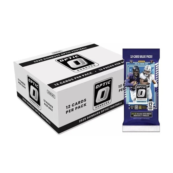 2025 Panini Donruss Optic Football NFL Fat Pack Display Box