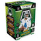 NFL trading card blaster box in green, black, and white cardboard packaging, showing a football quarterback in a white Dallas Cowboys uniform holding a brown leather ball, with Mosaic branding, bold typography, and retail product details on a clean studio background.