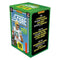 Panini 2025 NFL Score football blaster box packaging in green and blue promotes rookie signatures, parallels, and memorabilia cards for sports fans and collectors.