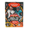 Panini Phoenix NFL blaster box displayed in red, orange, and black glossy cardboard packaging with angular flame graphics, featuring two helmeted NFL players on the front, designed for retail football card collectors.