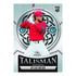 Panini Prizm Talisman insert card featuring Dylan Crews in a red uniform, posed to swing against a metallic silver background with circular emblem design.