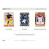 Panini Select baseball card inserts sheet in white, gold, and multicolor printed cardstock with rectangular layout, showcasing Certified, Phenomenon, and Legendary Signatures designs, promotional display on a minimal light background