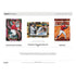 Panini Select baseball card parallels and inserts in multicolor glossy cardstock with rectangular shapes, featuring Firestorm, Diamond Action Signatures, and purple ice designs, collector showcase layout on a neutral studio background