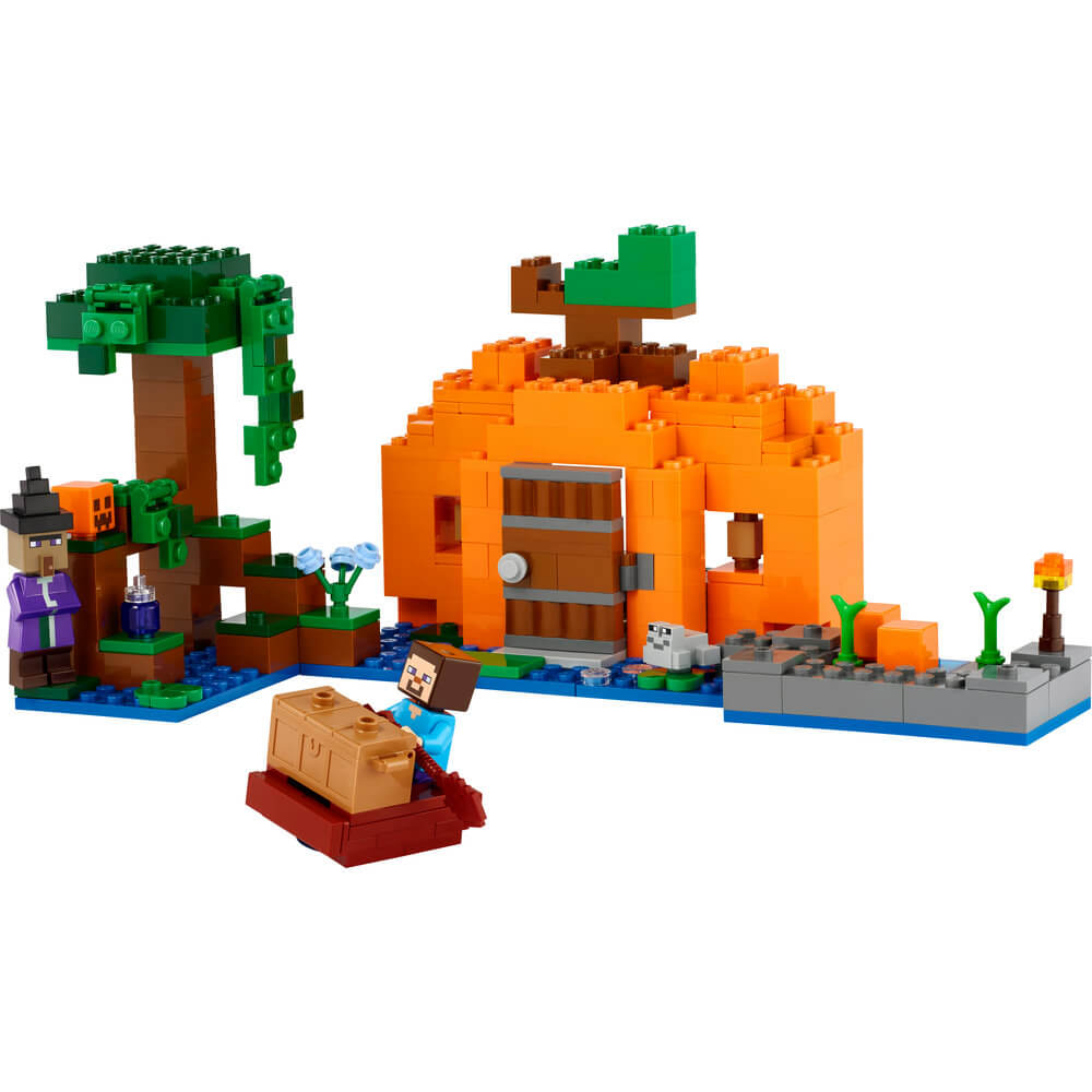 LEGO® Minecraft® The Pumpkin Farm 21248 Building Toy Set (257 Pieces)