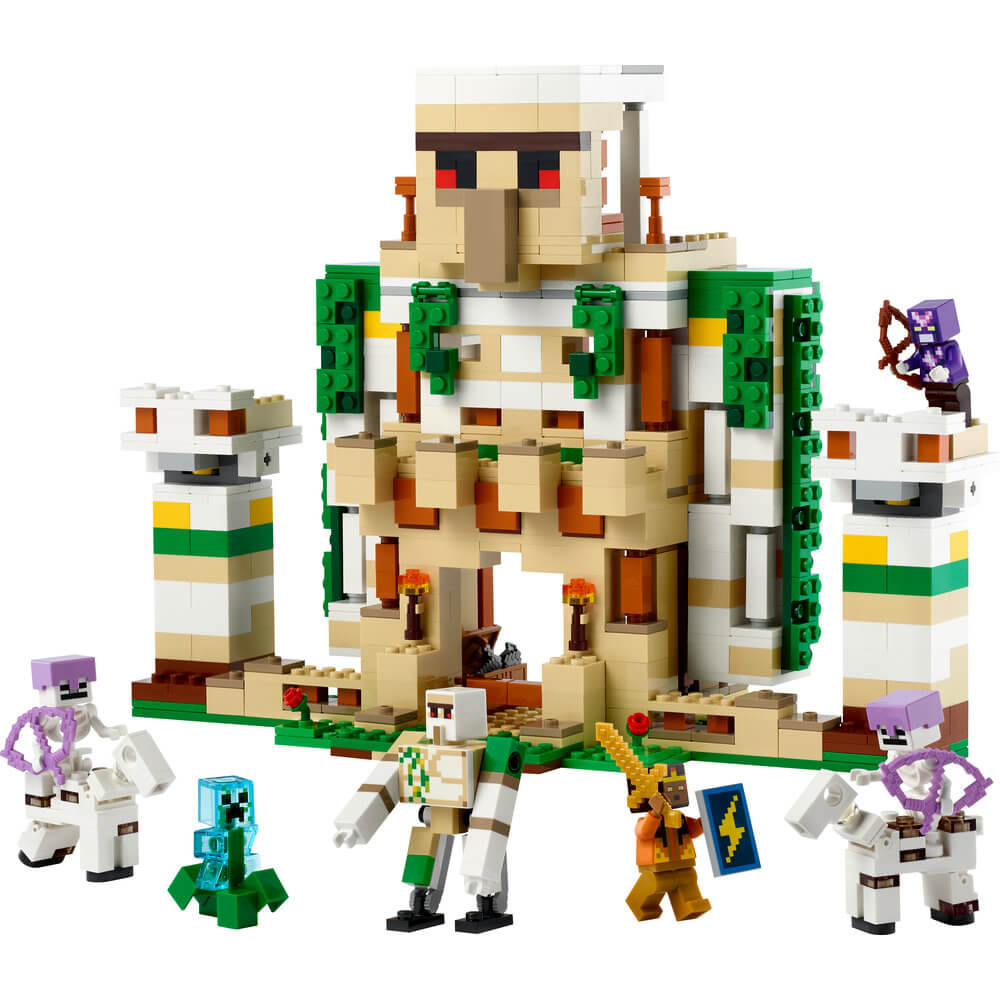 LEGO® Minecraft® The Iron Golem Fortress 21250 Building Toy Set (868 Pieces)