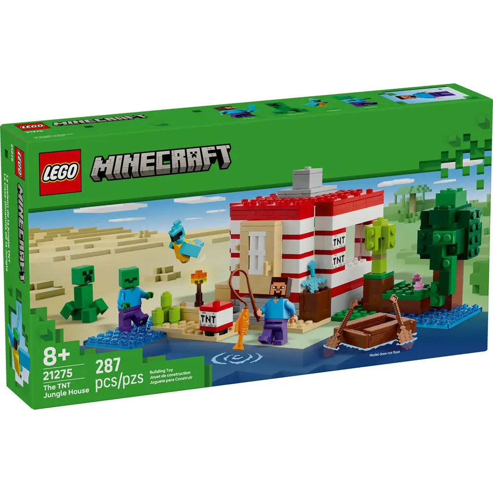 LEGO® Minecraft The TNT Jungle House (21275)