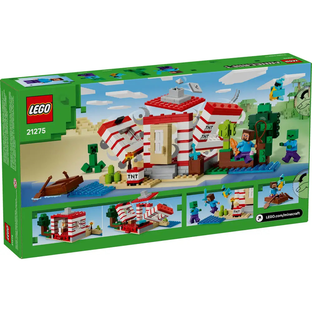 LEGO® Minecraft The TNT Jungle House (21275)