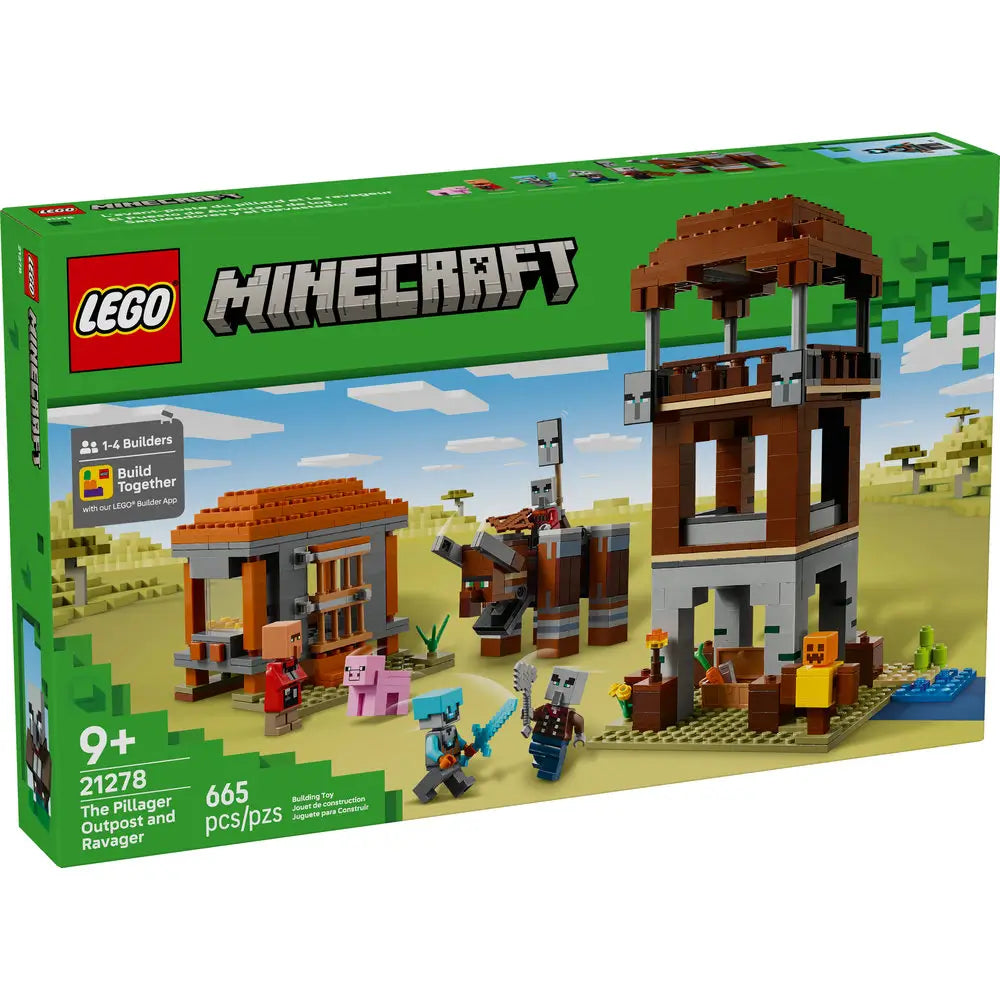 LEGO® Minecraft The Pillager Outpost and Ravager (21278)