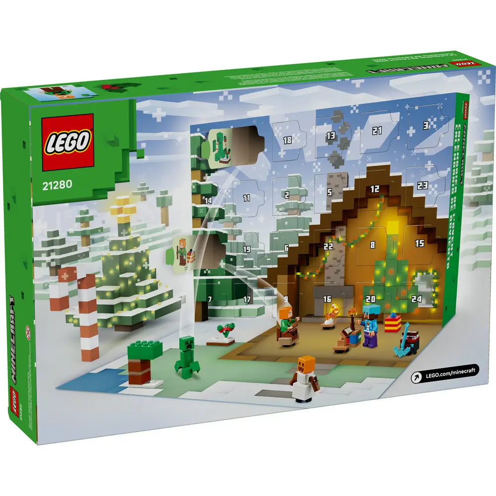 LEGO® Minecraft Advent Calendar 2025 300 Piece Building Kit (21280)