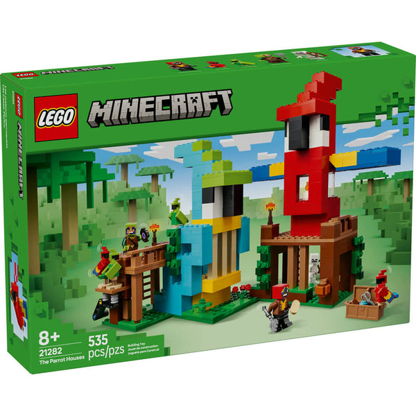 LEGO® Minecraft The Parrot Houses 535 Piece Building Kit (21282