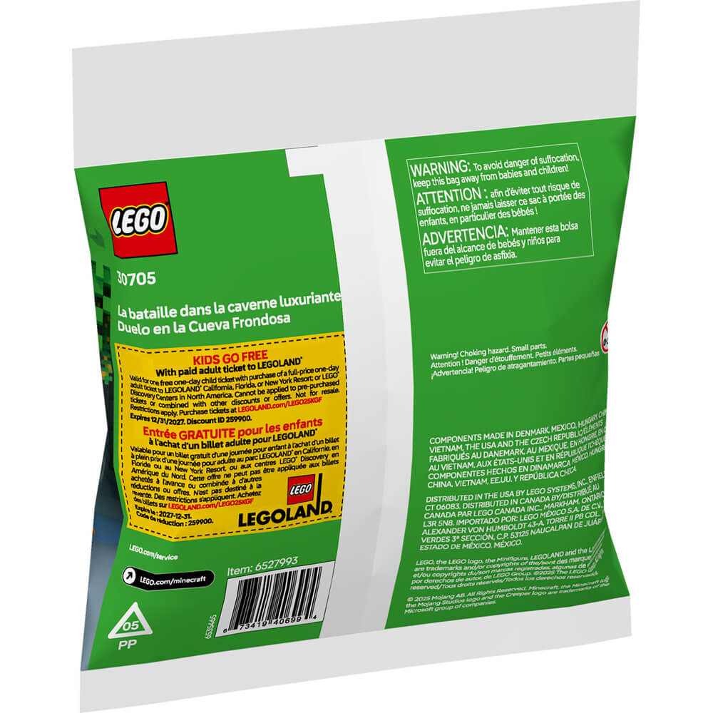 LEGO® Minecraft The Lush Cave Fight Building Kit 30705