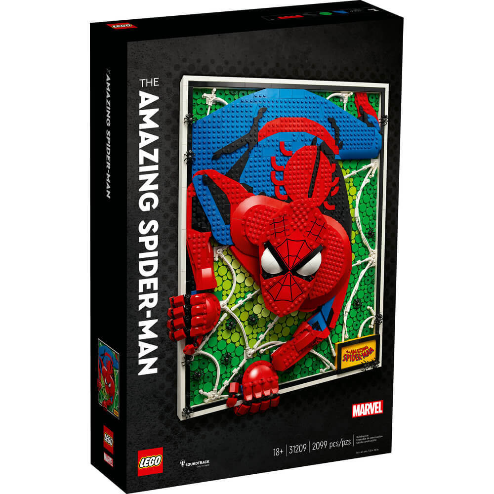 LEGO® Art The Amazing Spider-Man 31209 Building Kit (2,099 Pieces) front of the box