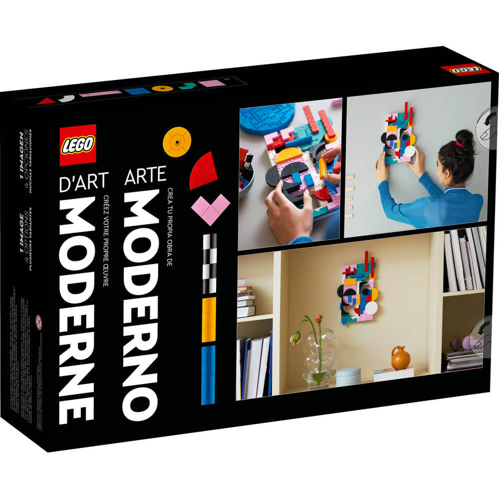 LEGO® Art Modern Art 31210 Building Kit (805 Pieces) back of the box