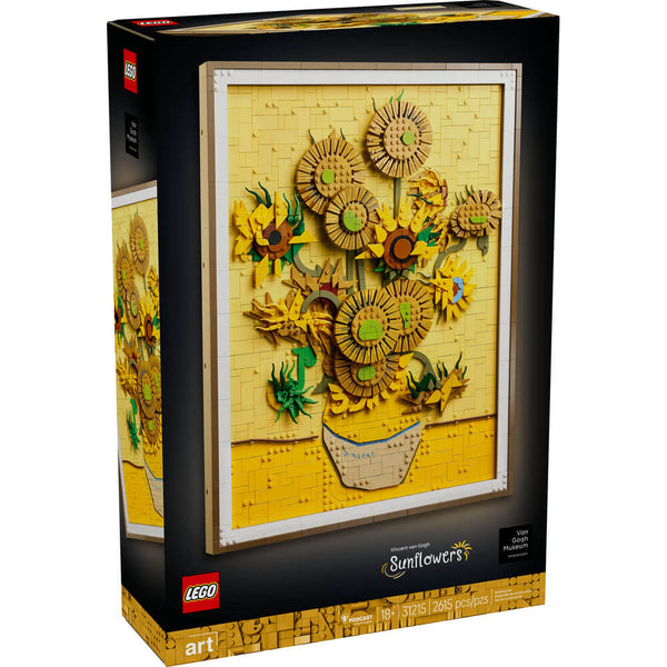 LEGO® Art Vincent van Gogh – Sunflowers Wall Artwork Building Set