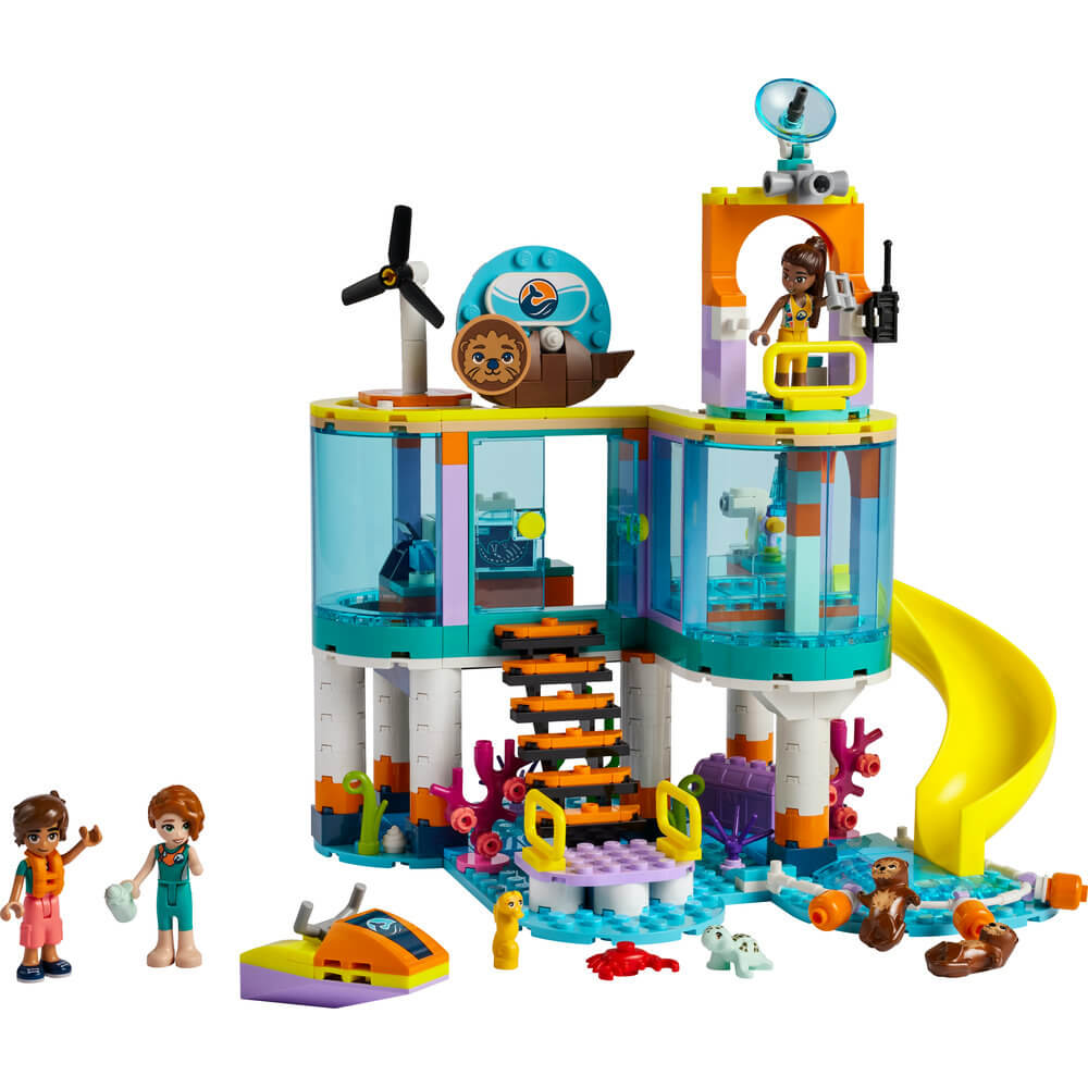 LEGO® Friends Sea Rescue Center 41736 Building Toy Set (376 Pieces) built