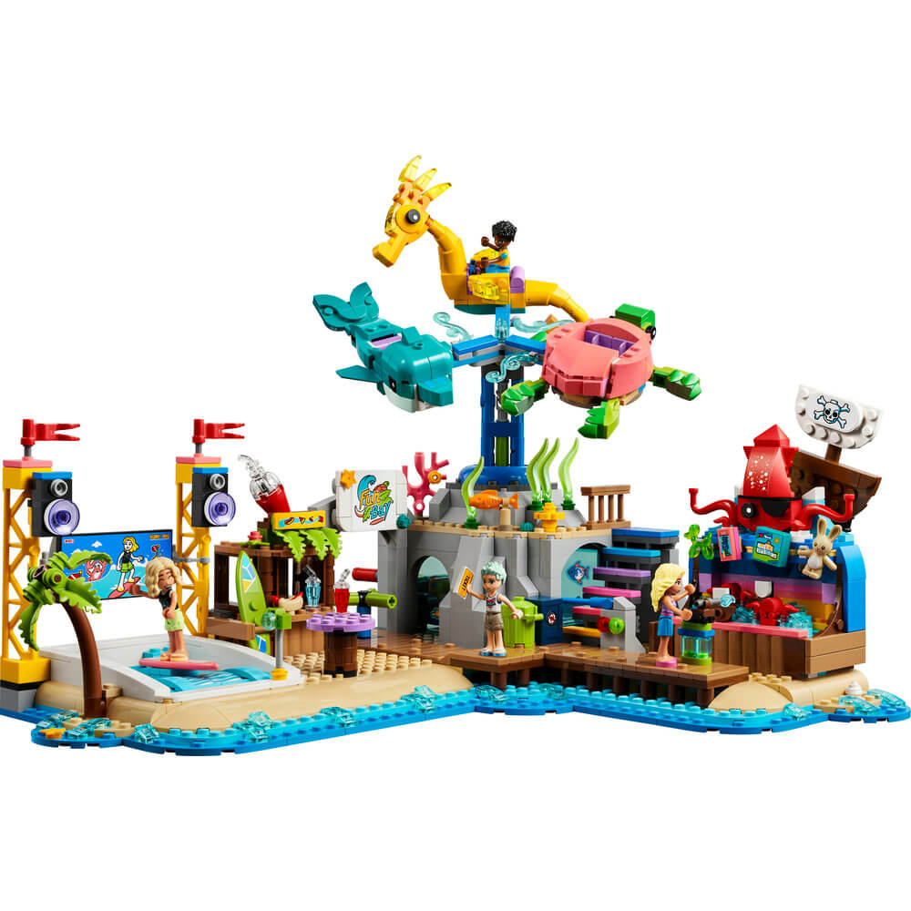 LEGO® Friends Beach Amusement Park 41737 Building Toy Set (1,348 Pieces) built
