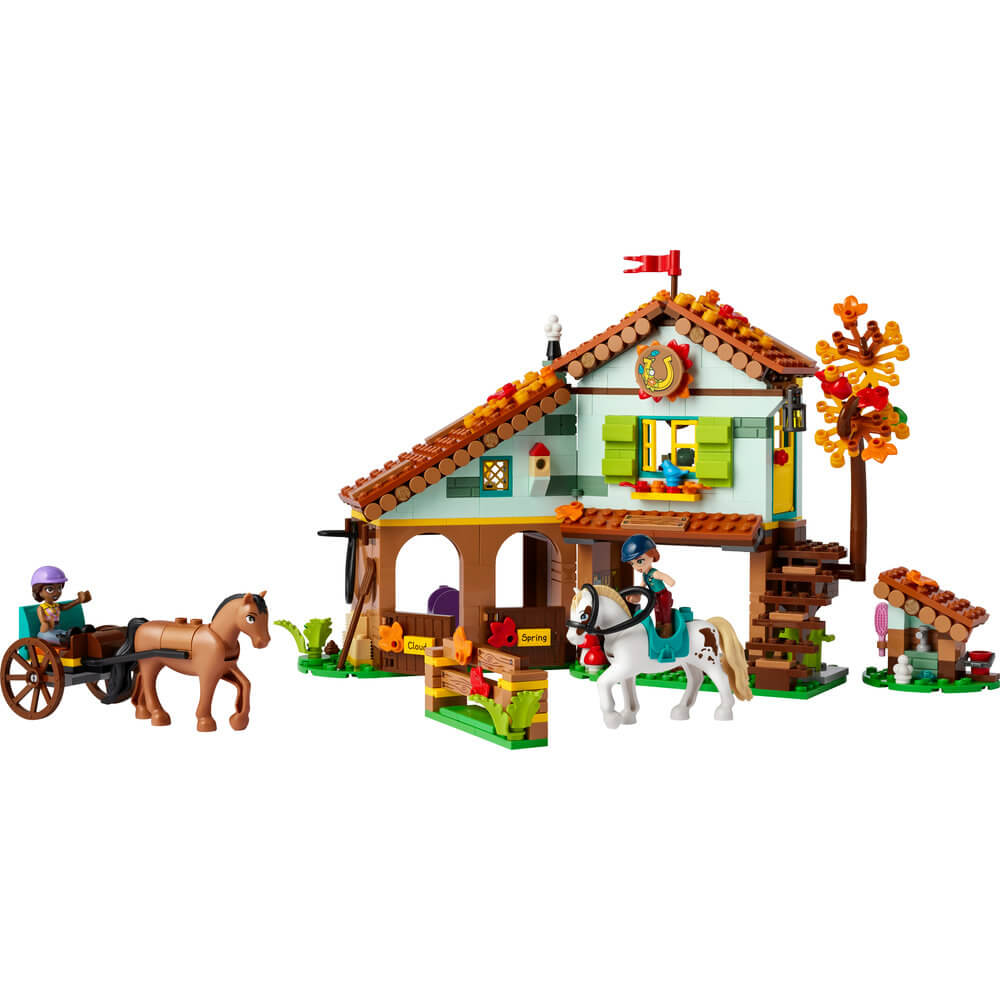 LEGO® Friends Autumn’s Horse Stable 41745 Building Toy Set (545 Pieces) built