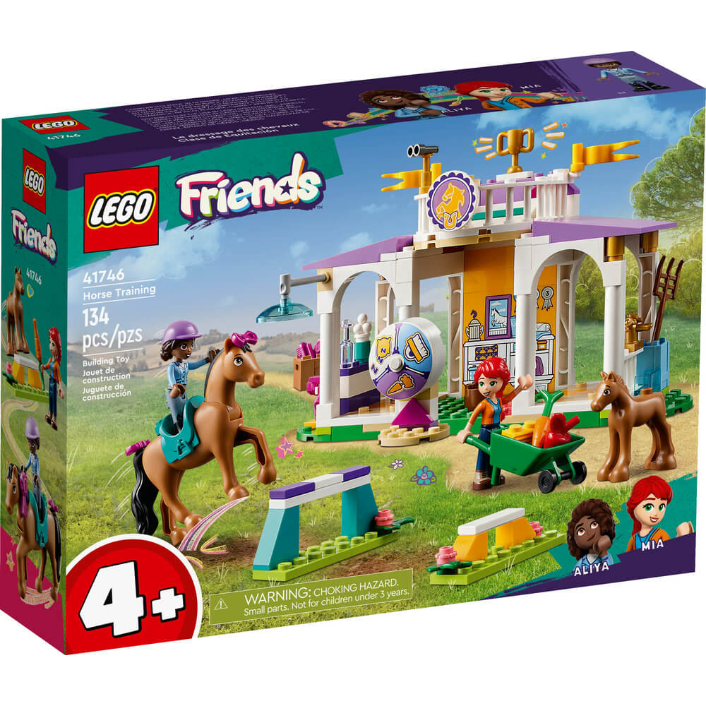 LEGO® Friends Horse Training 41746 Building Toy Set (134 Pieces) front of the package