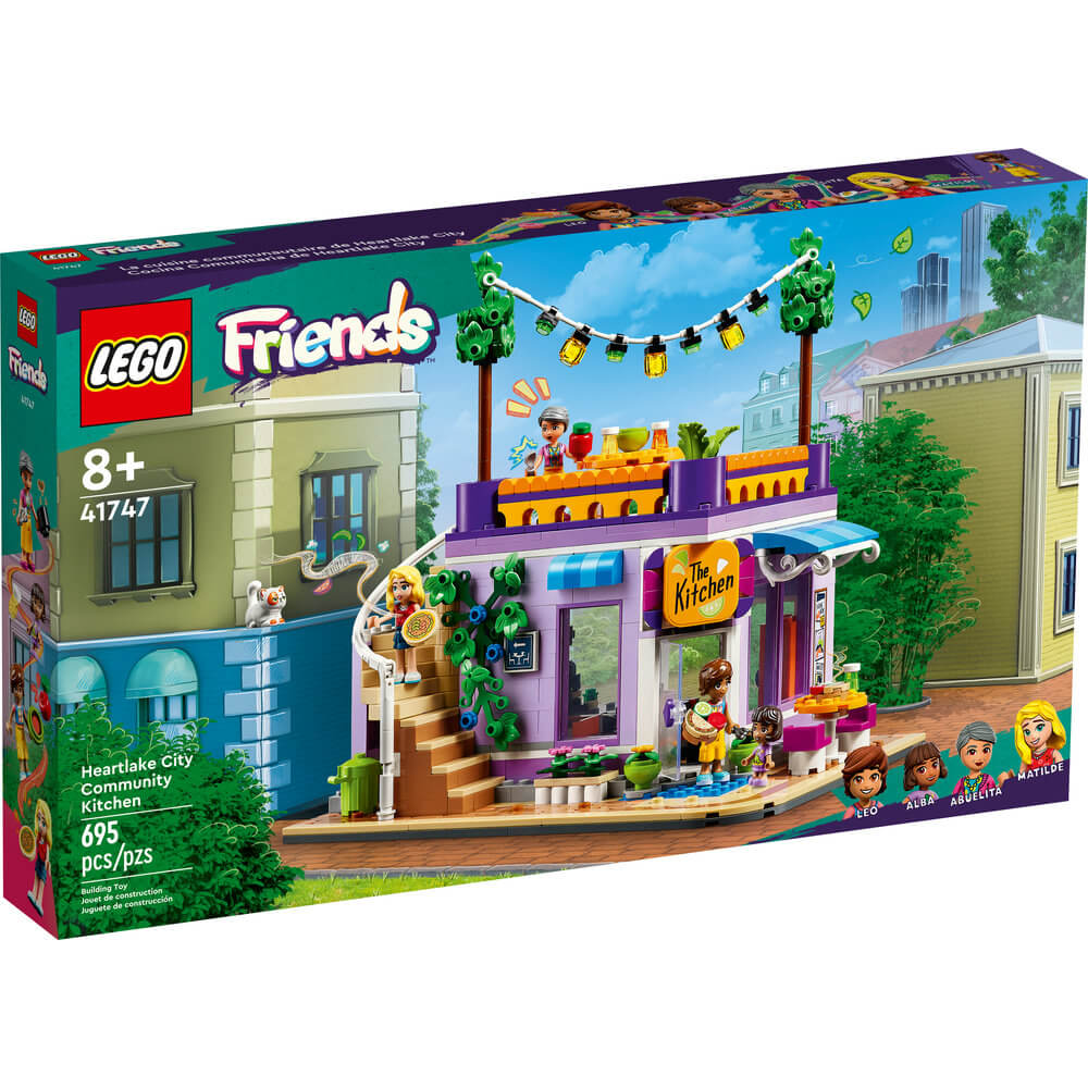 LEGO® Friends Heartlake City Community Kitchen 41747 Building Toy Set (695 Pieces) front of box