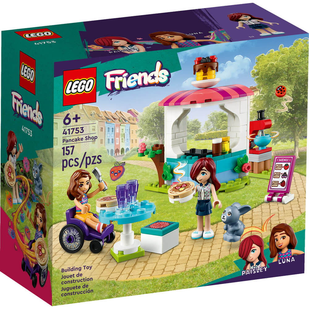 LEGO® Friends Pancake Shop 41753 Building Toy Set (157 Pieces) front of the box