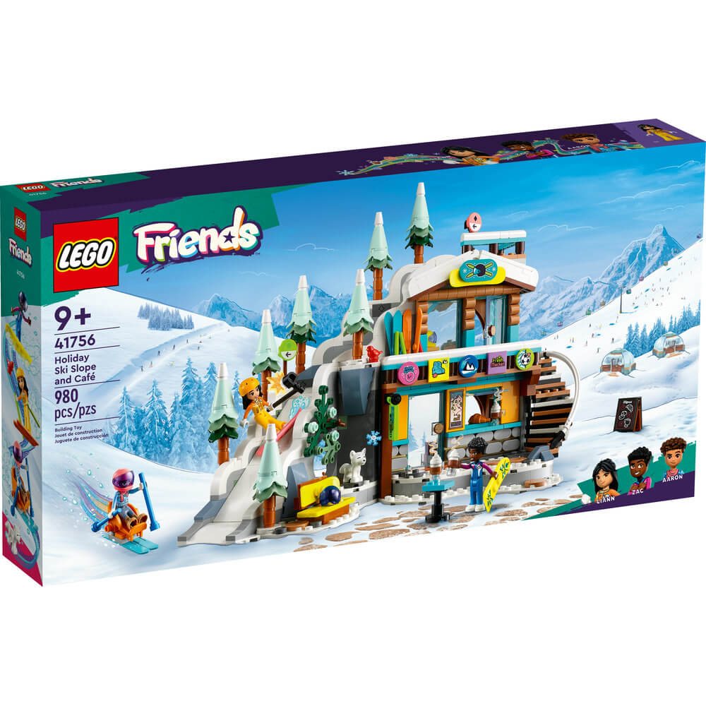 LEGO® Friends Holiday Ski Slope and Café 980 Piece Building Set (41756) front of the box