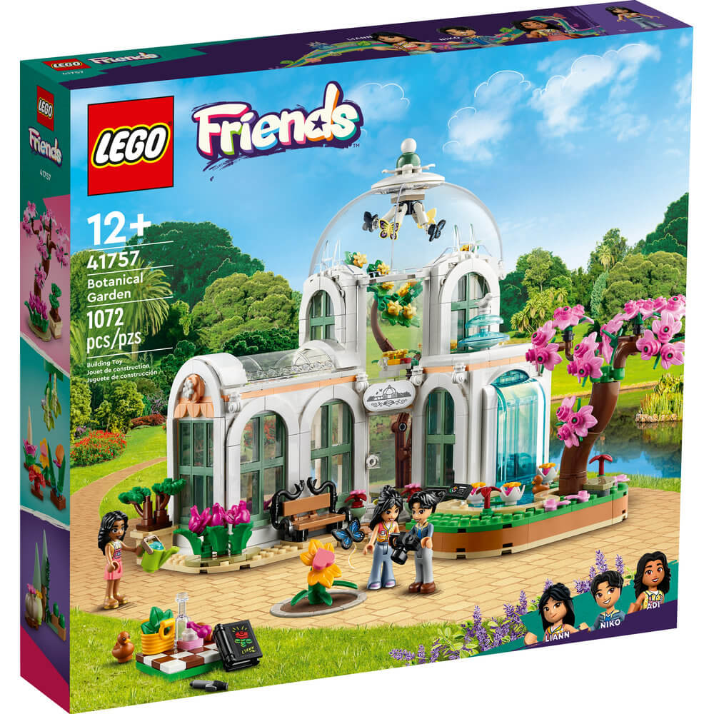 LEGO® Friends Botanical Garden 41757 Building Toy Set (1,072 Pieces) front of the package