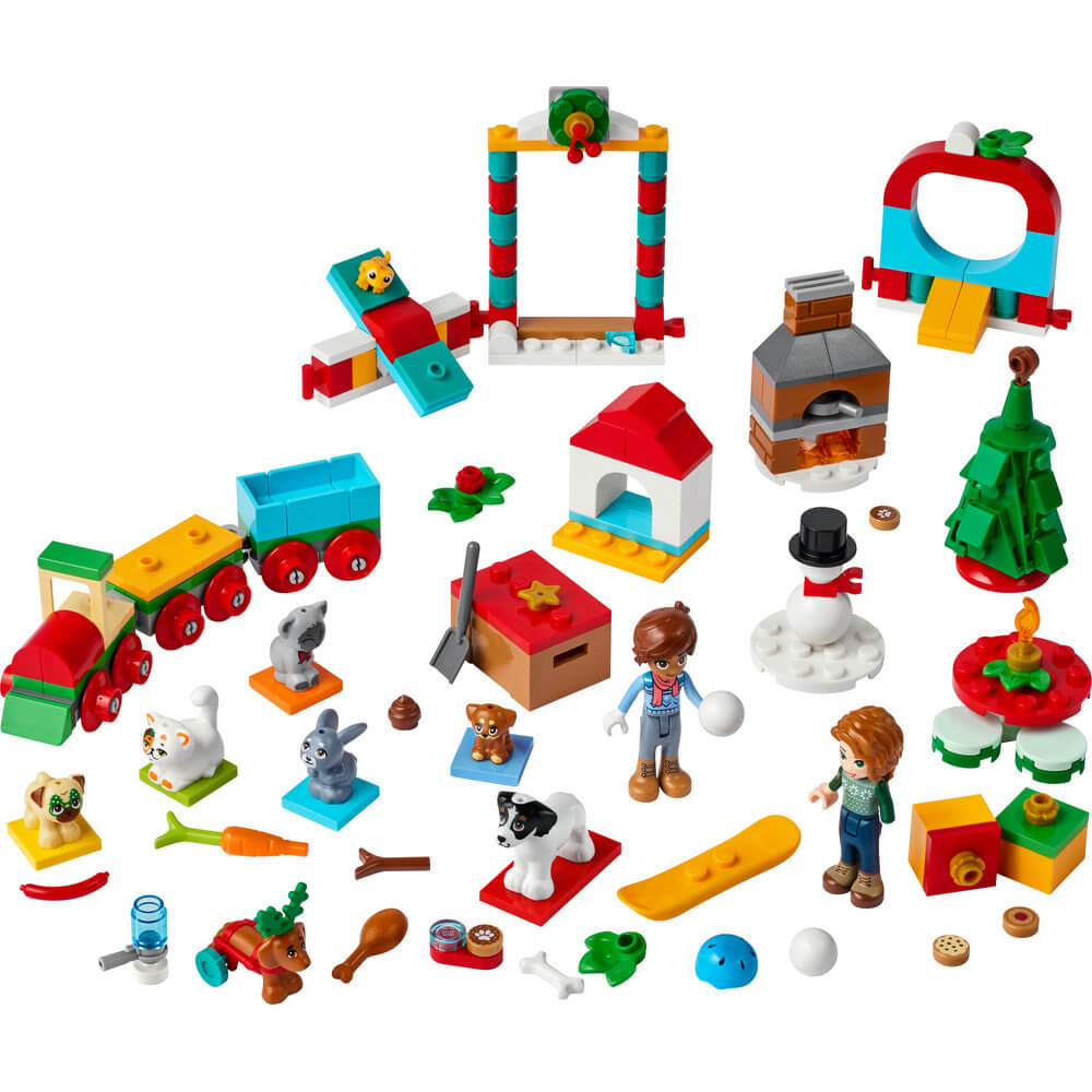 Pieces of the LEGO® Friends 2023 Advent Calendar 231 Piece Building Set (41758)