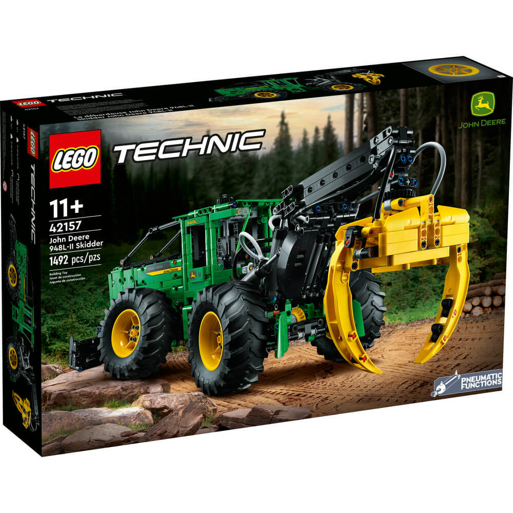 LEGO® Technic™ John Deere 948L-II Skidder 42157 Building Toy Set (1,492 Pieces) front of the box