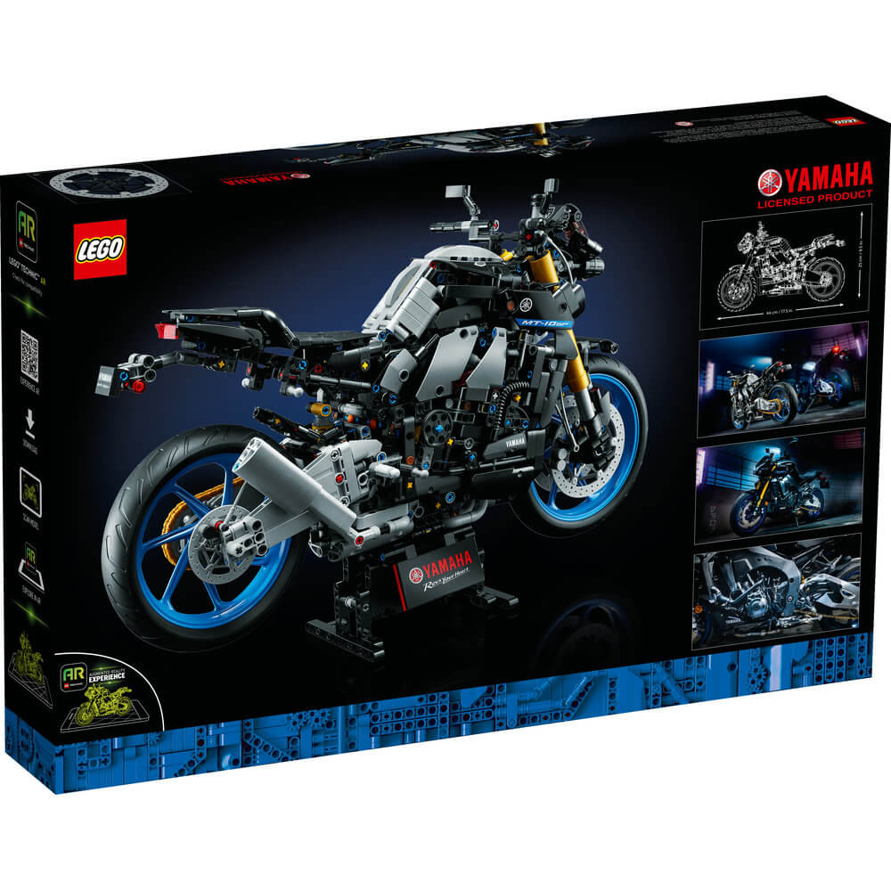 LEGO® Technic™ Yamaha MT-10 SP 42159; Building Kit for Adults (1,478 Pieces) back of the box