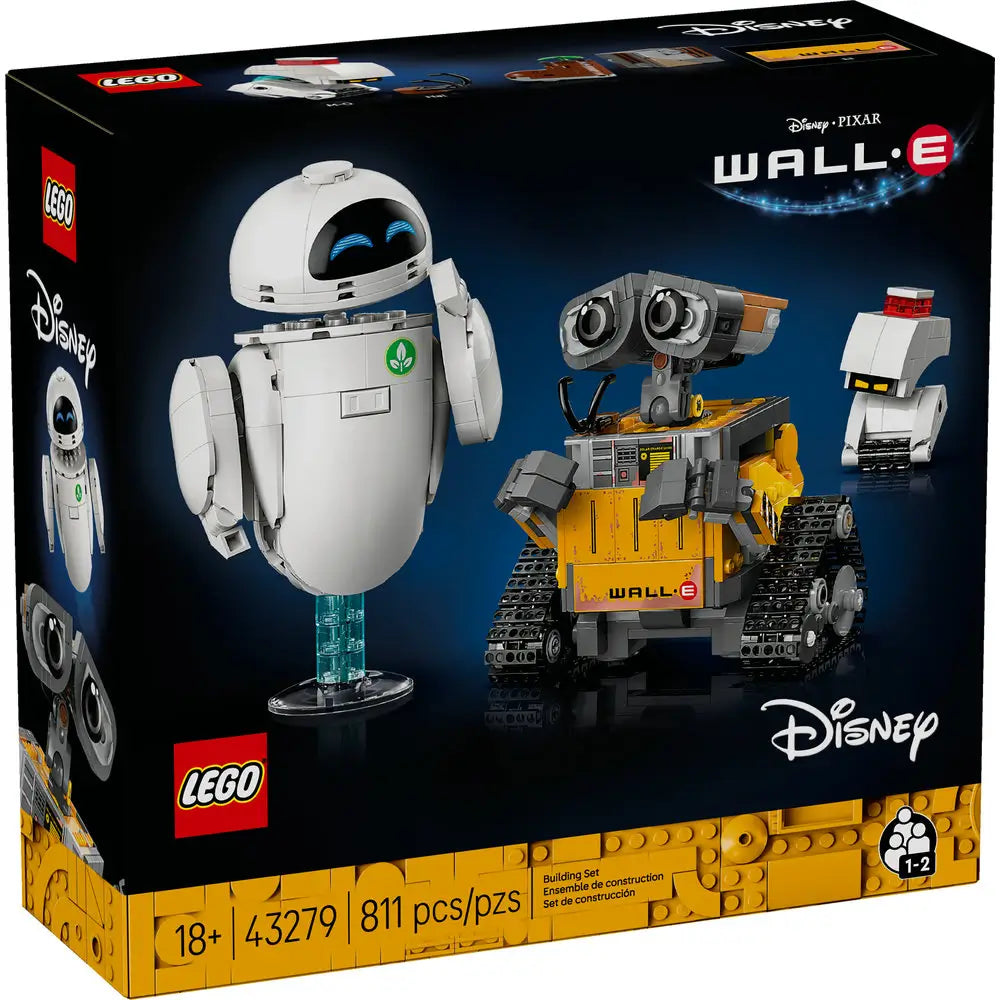 LEGO® Disney Pixar WALL-E and EVE 811 Piece Building Kit (43279)