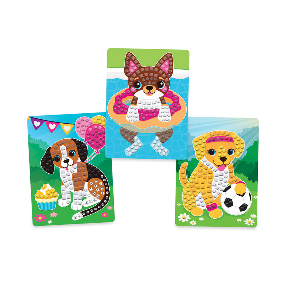 ORB Sticky Mosaics Travel Pack Puppies