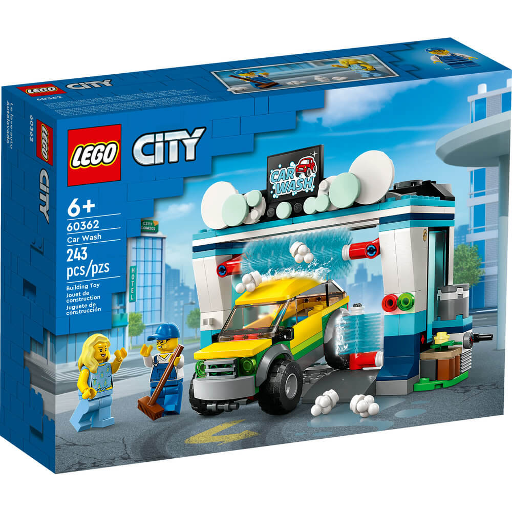 LEGO® City Car Wash 60362 Building Toy Set (243 Pieces) front of the box