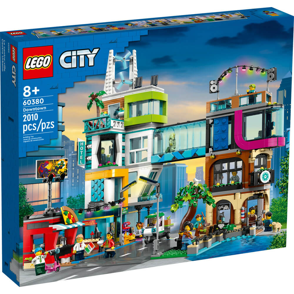 LEGO® City Downtown 60380 Building Toy Set (2,010 Pieces) front of the box