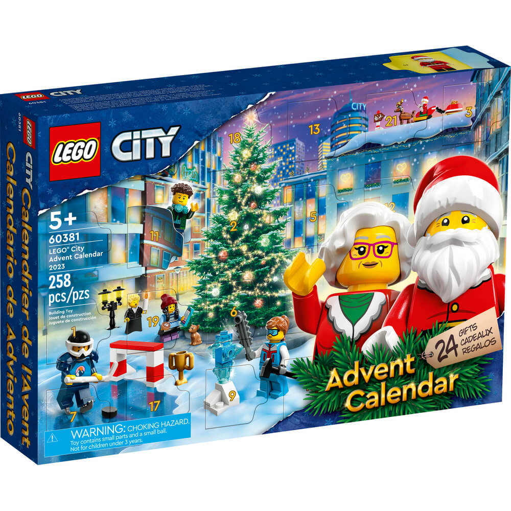 LEGO® City 2023 Advent Calendar 258 Piece Building Set (60381) front of the box