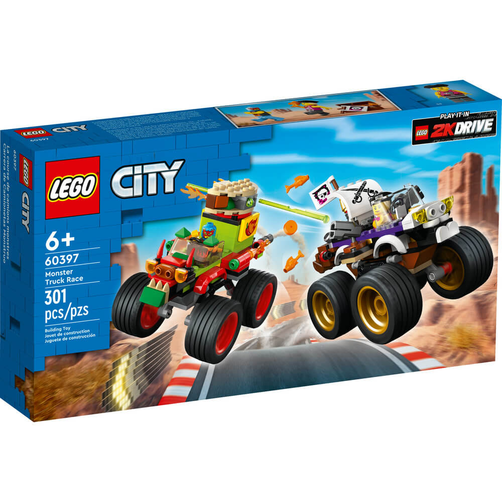 LEGO® City Monster Truck Race 60397 Building Toy Set (301 Pieces) front of the box