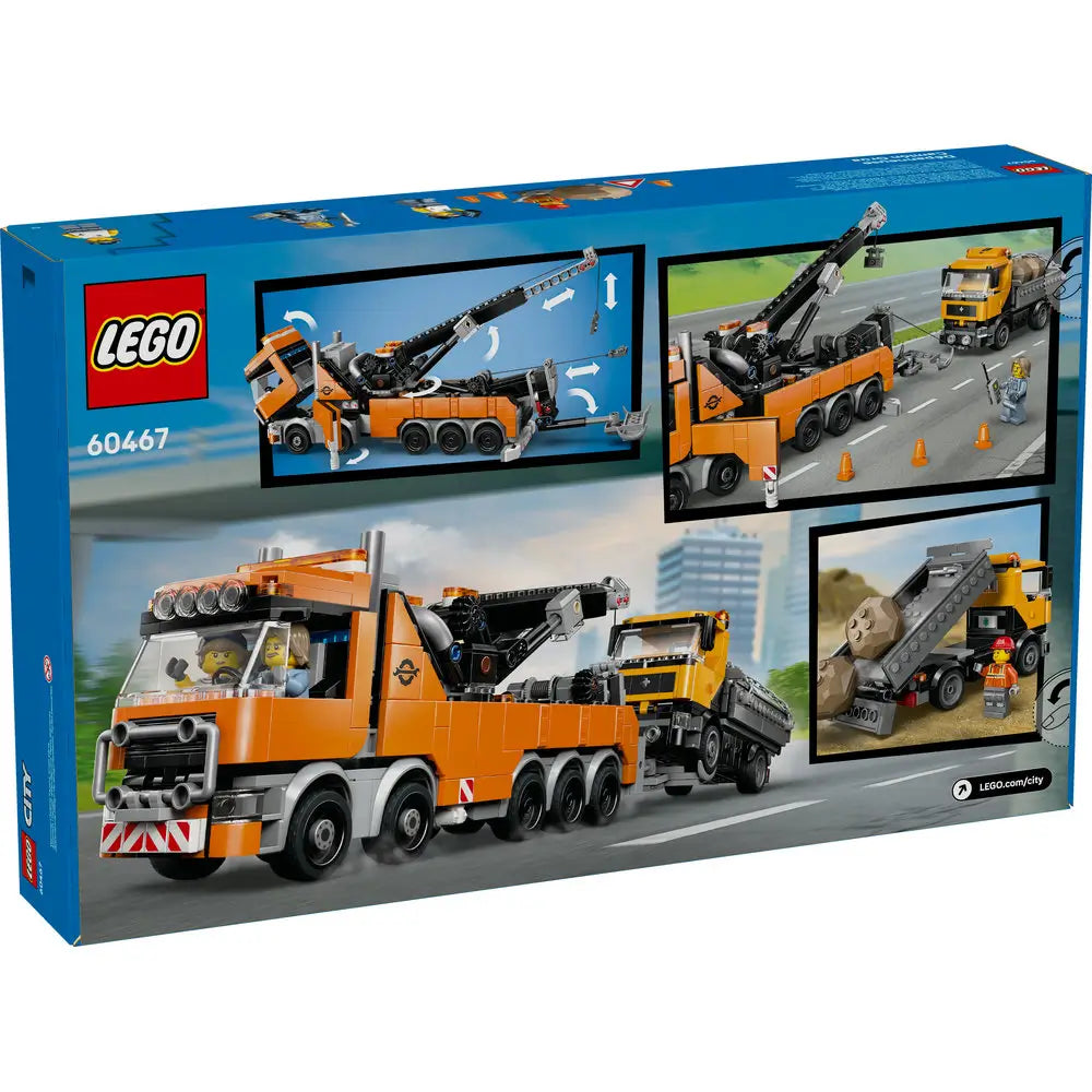 LEGO® City Heavy-Duty Recovery Tow Truck with Crane (60467)