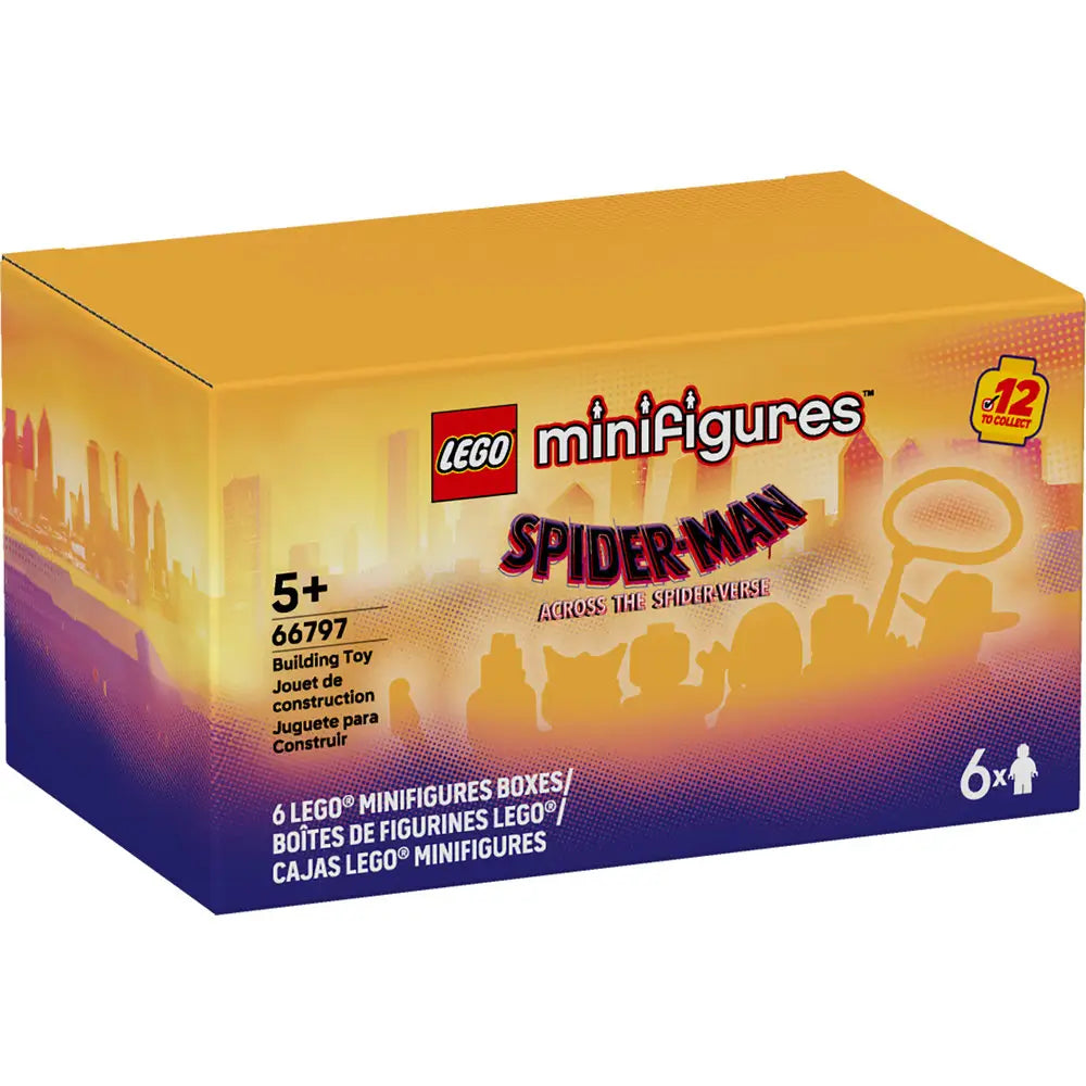 LEGO® Minifigures Marvel Spider-Man: Across the Spider-Verse 6 Pack 47 Piece Building Kit (66797)
