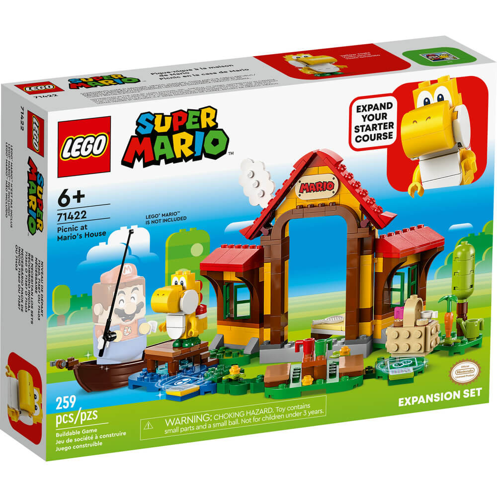 LEGO® Super Mario™ Picnic at Mario’s House Expansion Set 71422 (259 Pieces) front of the box