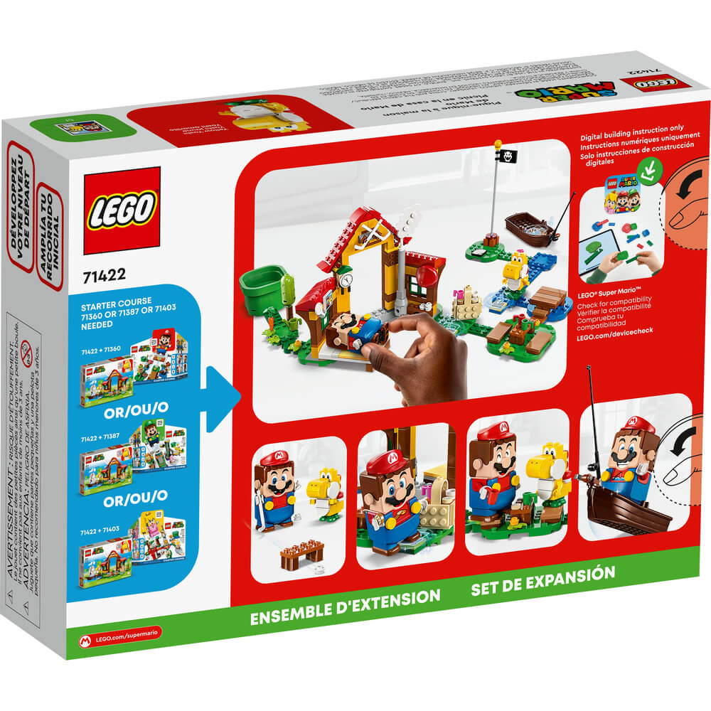 LEGO® Super Mario™ Picnic at Mario’s House Expansion Set 71422 (259 Pieces) back of the box