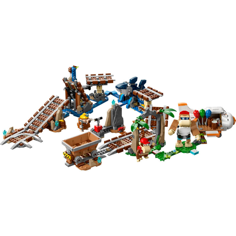 LEGO® Super Mario™ Diddy Kong's Mine Cart Ride Expansion Set 71425 (1,157 Pieces)