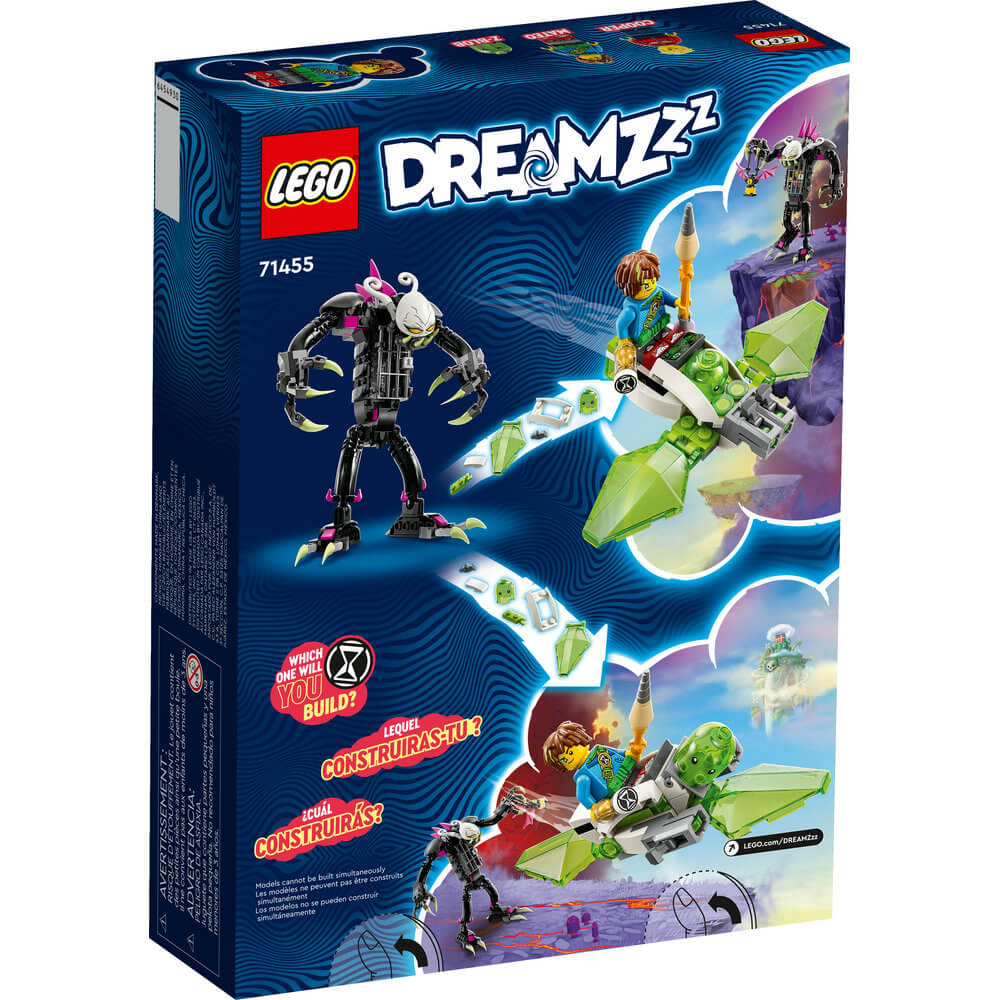 LEGO® DREAMZzz™ Grimkeeper the Cage Monster 71455 Building Toy Set (274 Pieces) back of the box