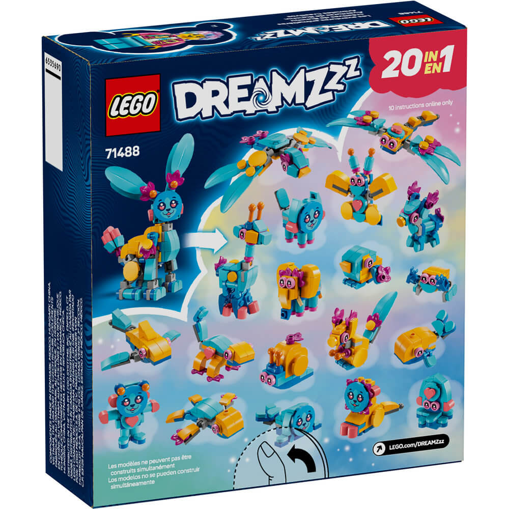 LEGO® DREAMZzz Bunchu's Creative Animal Adventures Building Kit 71488