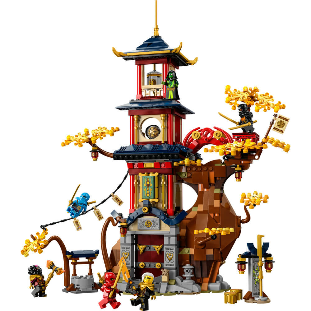 LEGO® NINJAGO® Temple of the Dragon Energy Cores 71795 Building Toy Set (1,029 Pieces) built