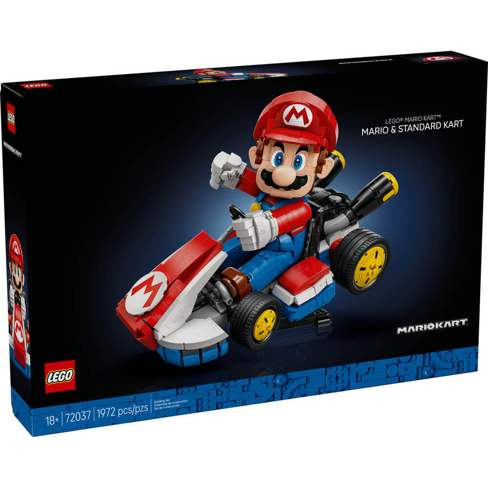 LEGO® Mario Kart™ Mario & Standard Kart 1972 Piece Building Kit (72037)
